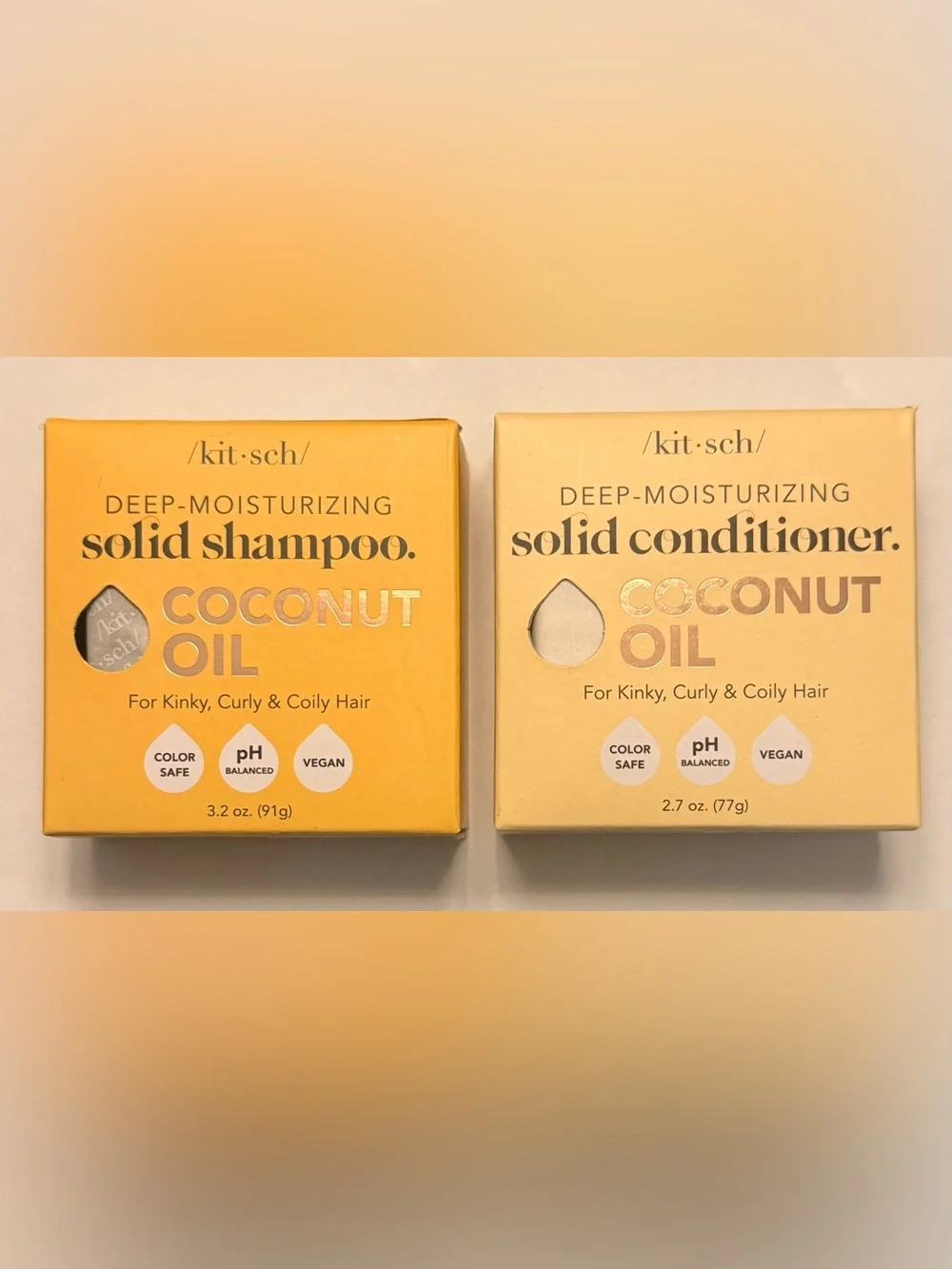 Kitsch Solid Coconut Oil Shampoo & Conditioner (BRAND NEW)